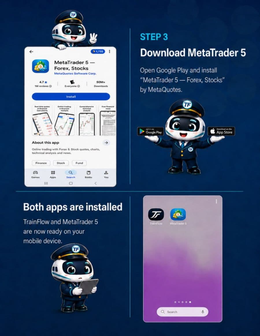 Download MetaTrader 5 mobile app